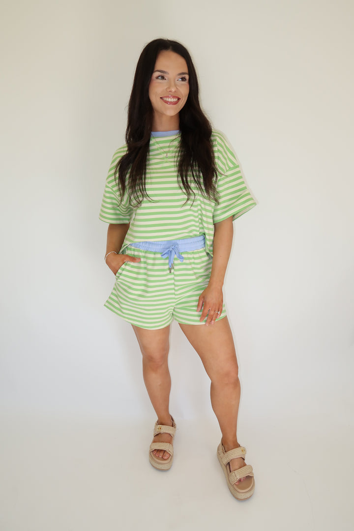 Cozy Stripe Top - The Pink Tulip Clothing