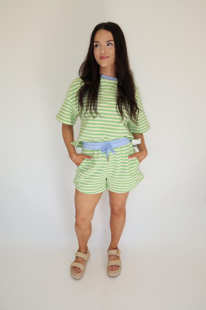 Cozy Stripe Top - The Pink Tulip Clothing