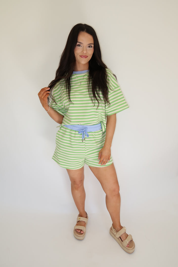 Cozy Stripe Top - The Pink Tulip Clothing