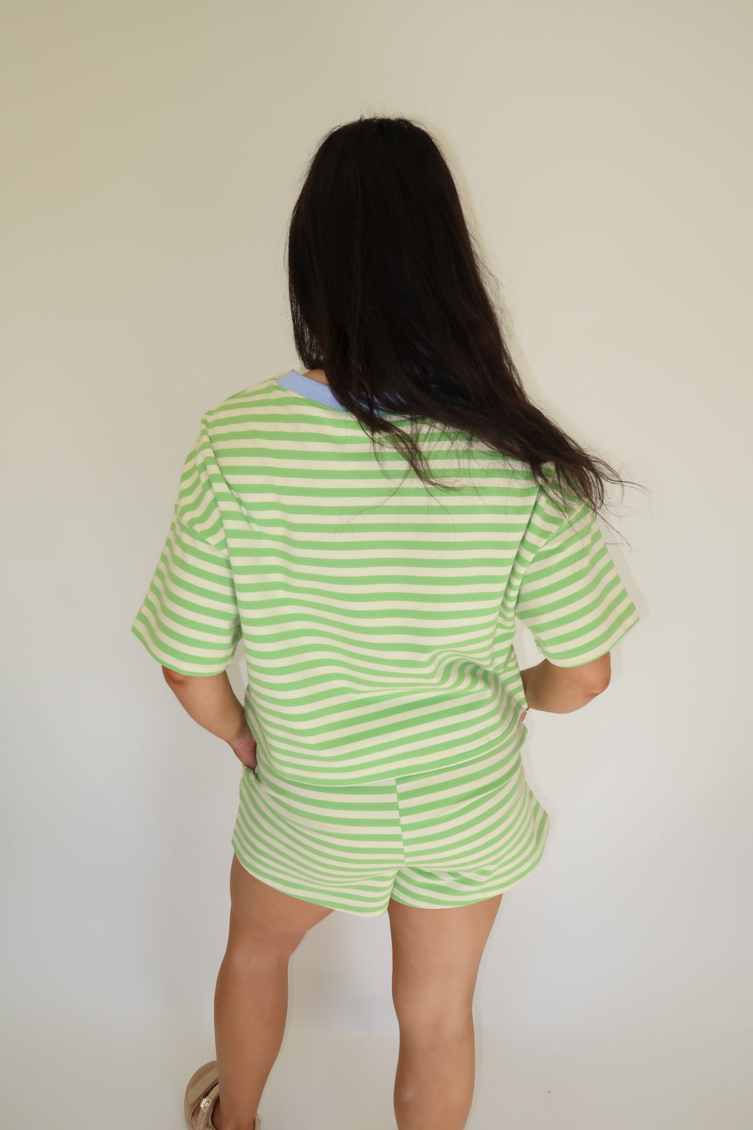 Sweet Stripe Shorts - The Pink Tulip Clothing
