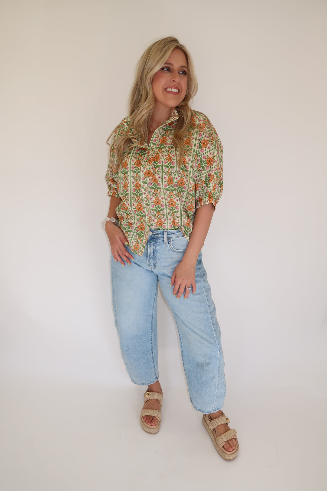 Stripe Story Top - The Pink Tulip Clothing