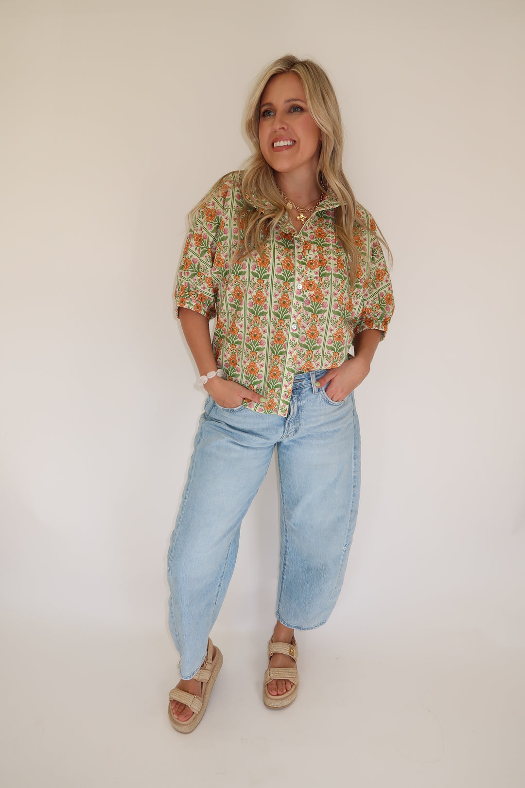 Stripe Story Top - The Pink Tulip Clothing