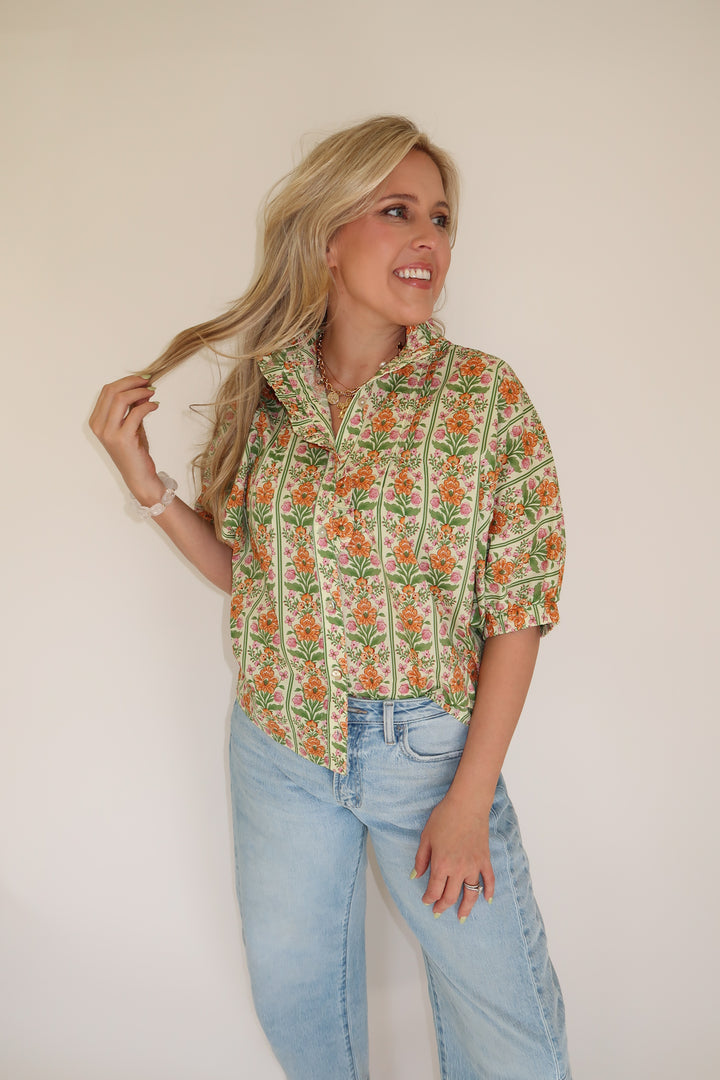 Stripe Story Top - The Pink Tulip Clothing