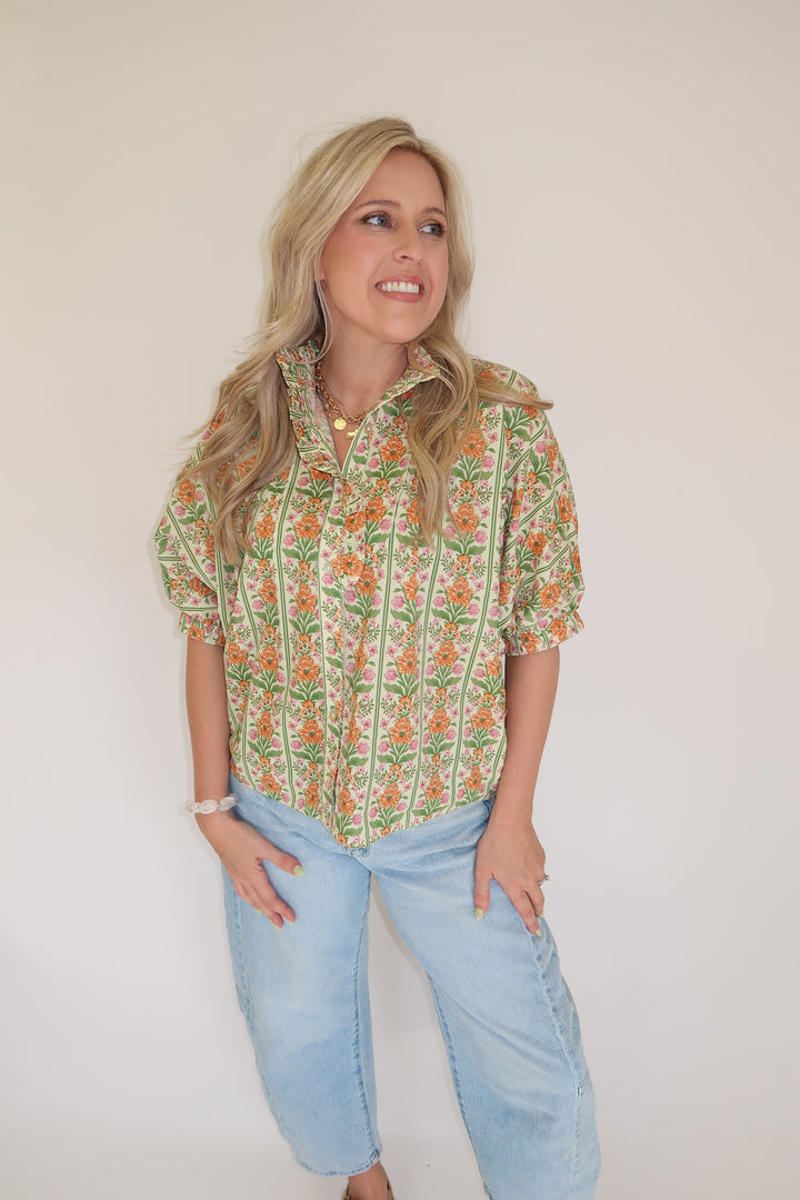 Stripe Story Top - The Pink Tulip Clothing