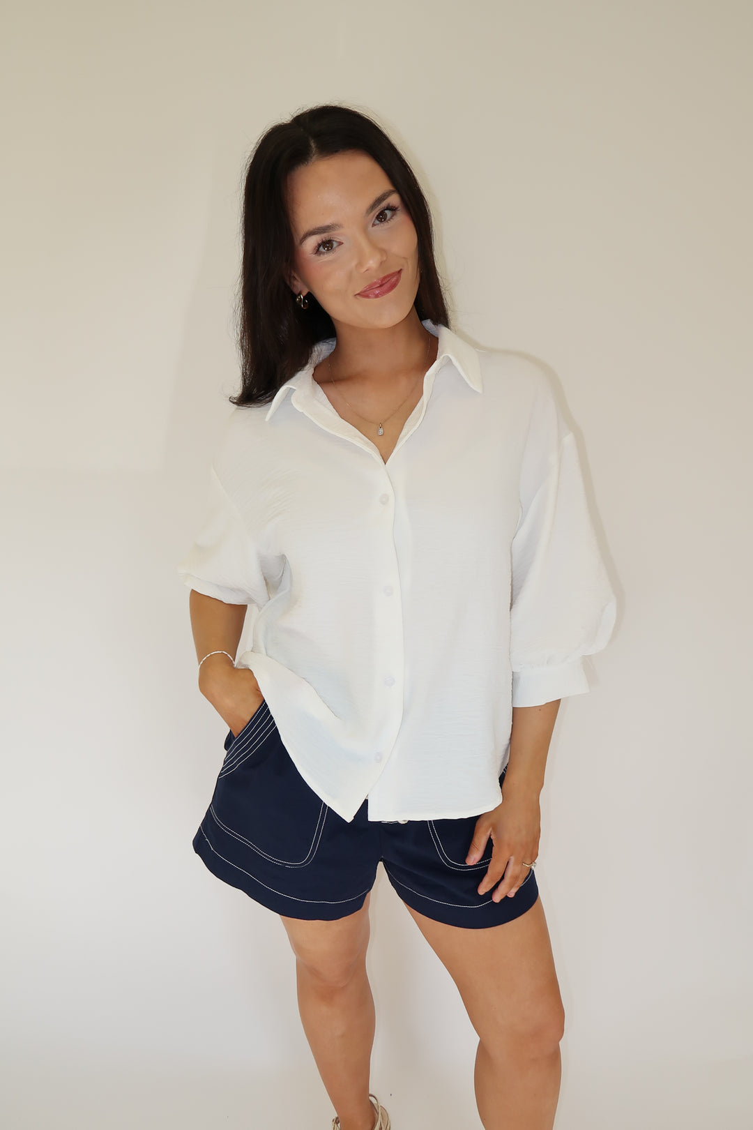 Crisp &amp; Classic Top - The Pink Tulip Clothing