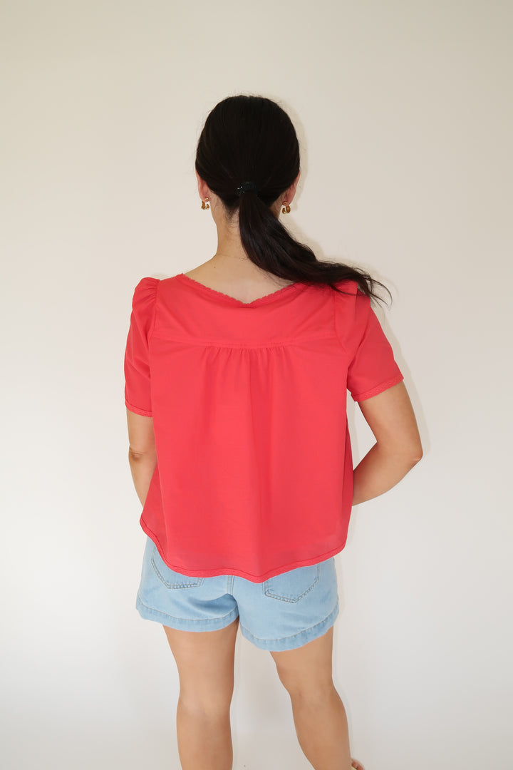 Pretty Little Details Top - The Pink Tulip Clothing