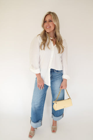 Fresh Start Button Down - The Pink Tulip Clothing