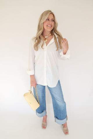 Fresh Start Button Down - The Pink Tulip Clothing