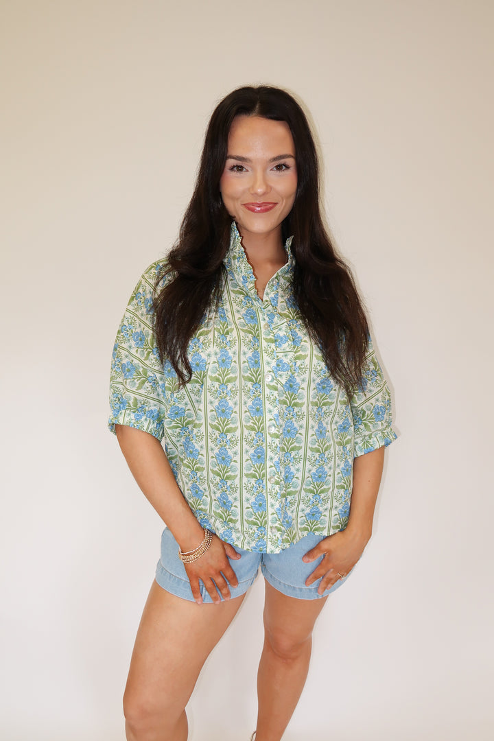 Stripe Story Top - The Pink Tulip Clothing