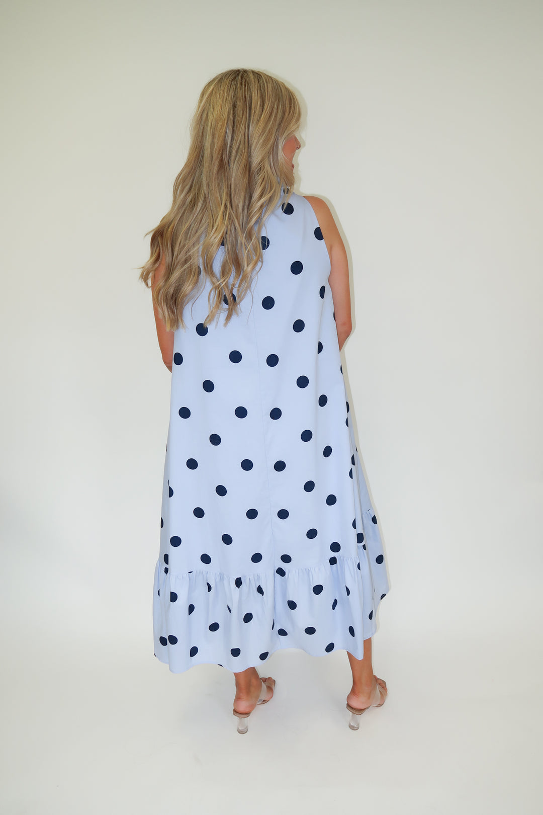 Polka Dot Charm Midi - The Pink Tulip Clothing