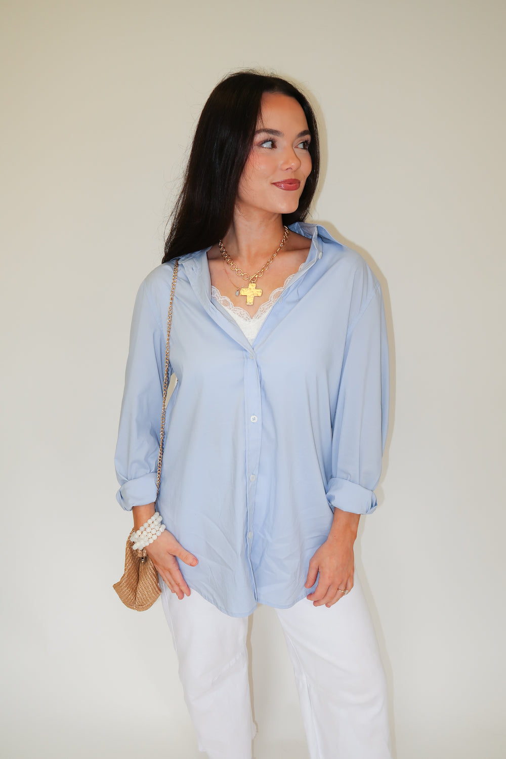 Clean Slate Button Down - The Pink Tulip Clothing