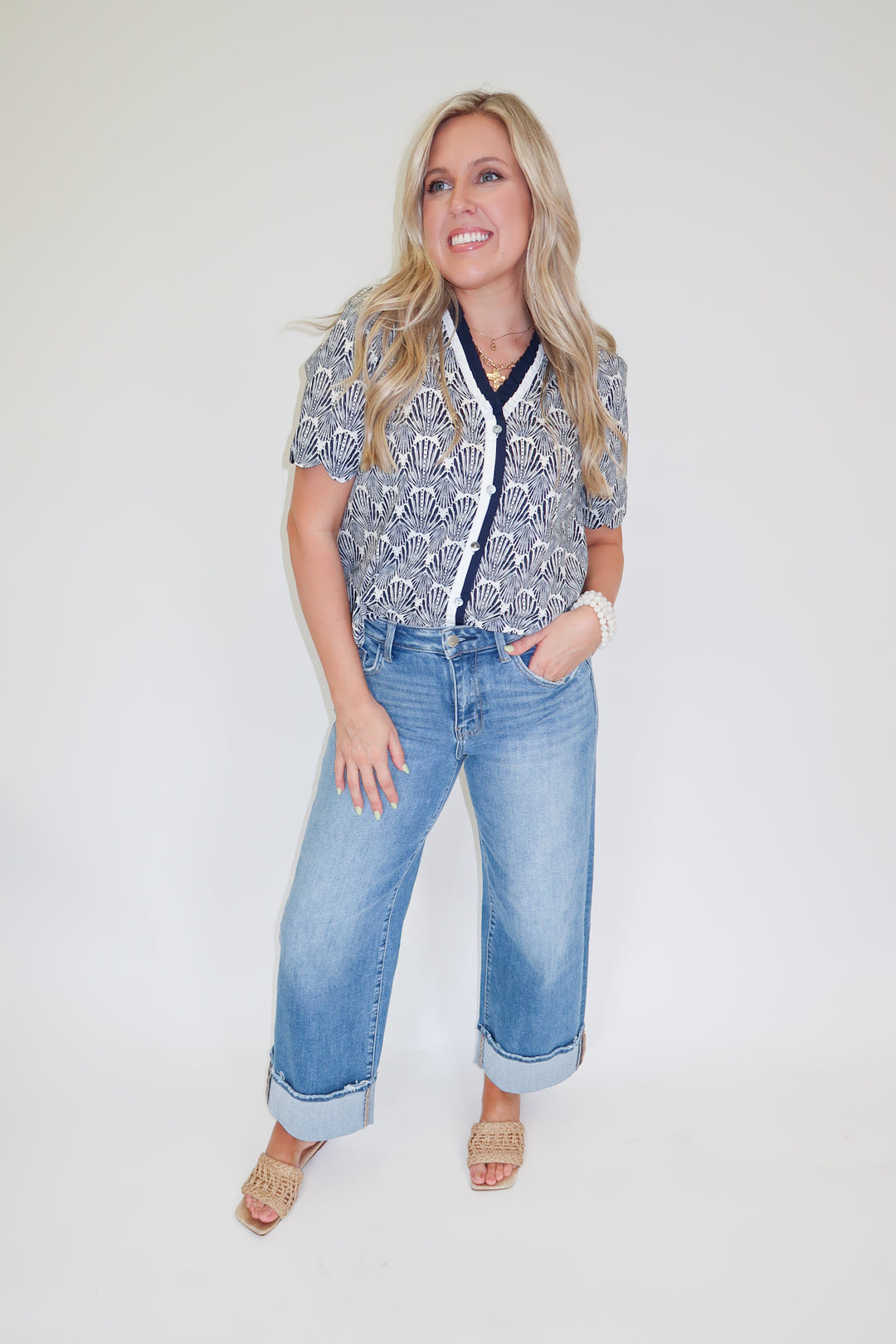 Seaside Charm Top - The Pink Tulip Clothing