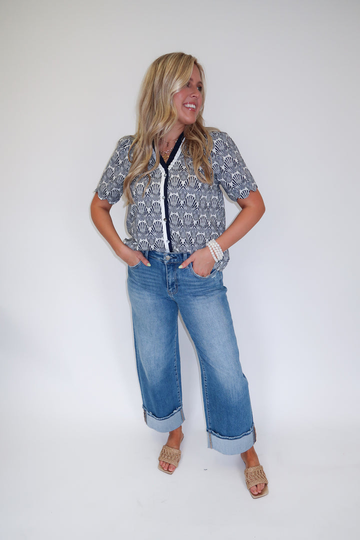 Seaside Charm Top - The Pink Tulip Clothing