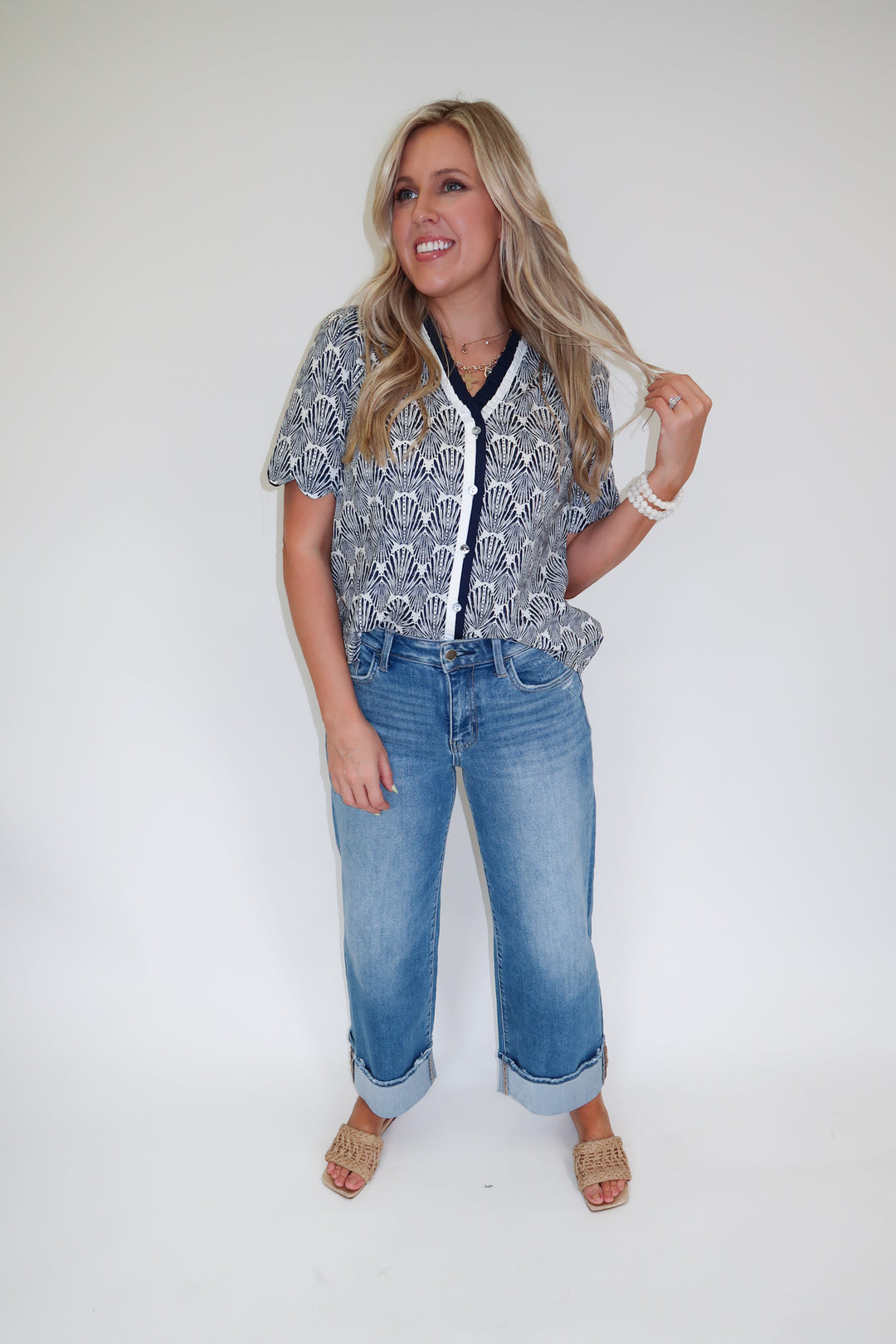 Seaside Charm Top - The Pink Tulip Clothing