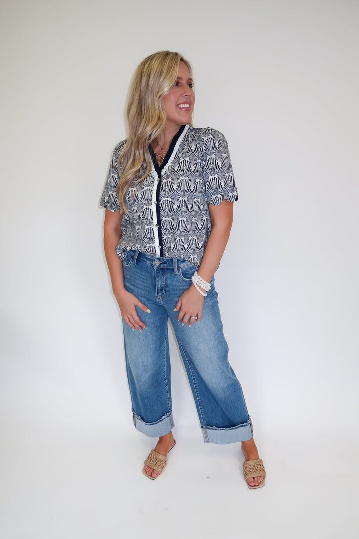 Seaside Charm Top - The Pink Tulip Clothing