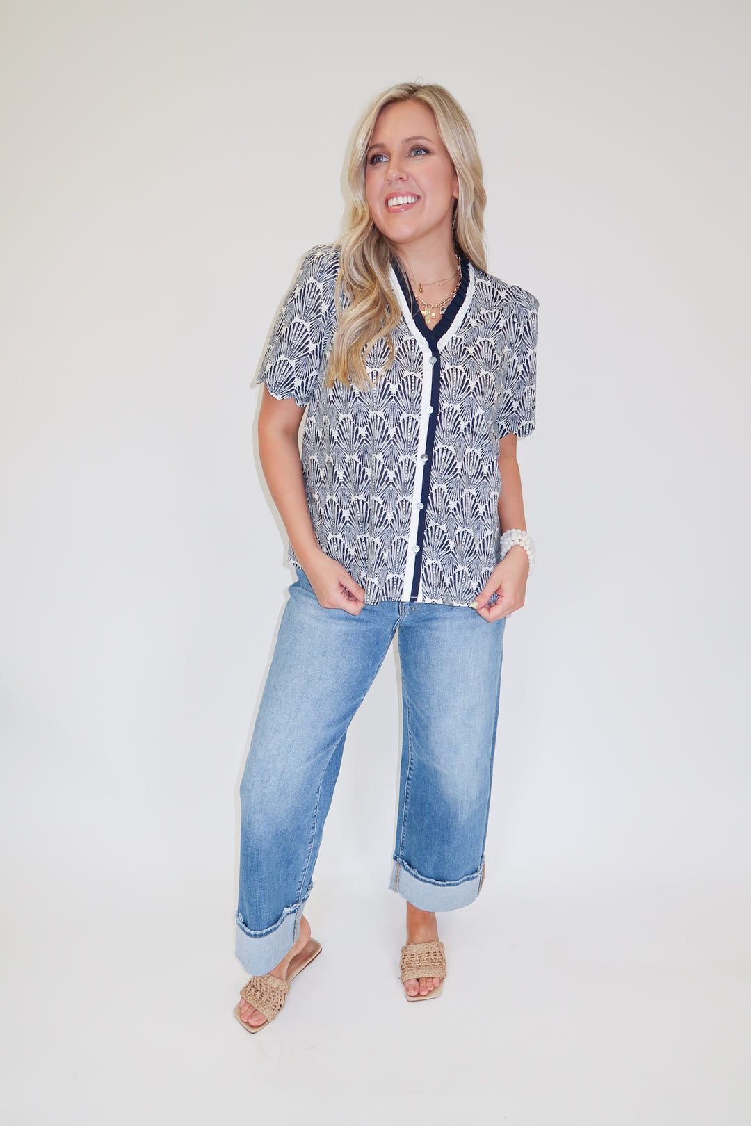 Seaside Charm Top - The Pink Tulip Clothing