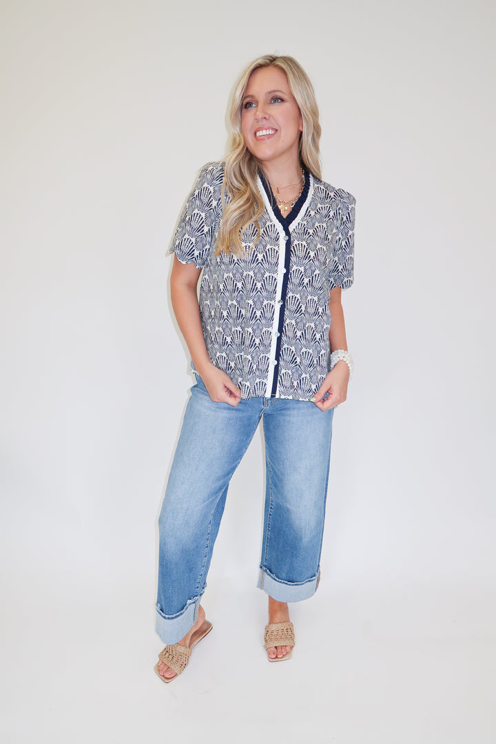 Seaside Charm Top - The Pink Tulip Clothing