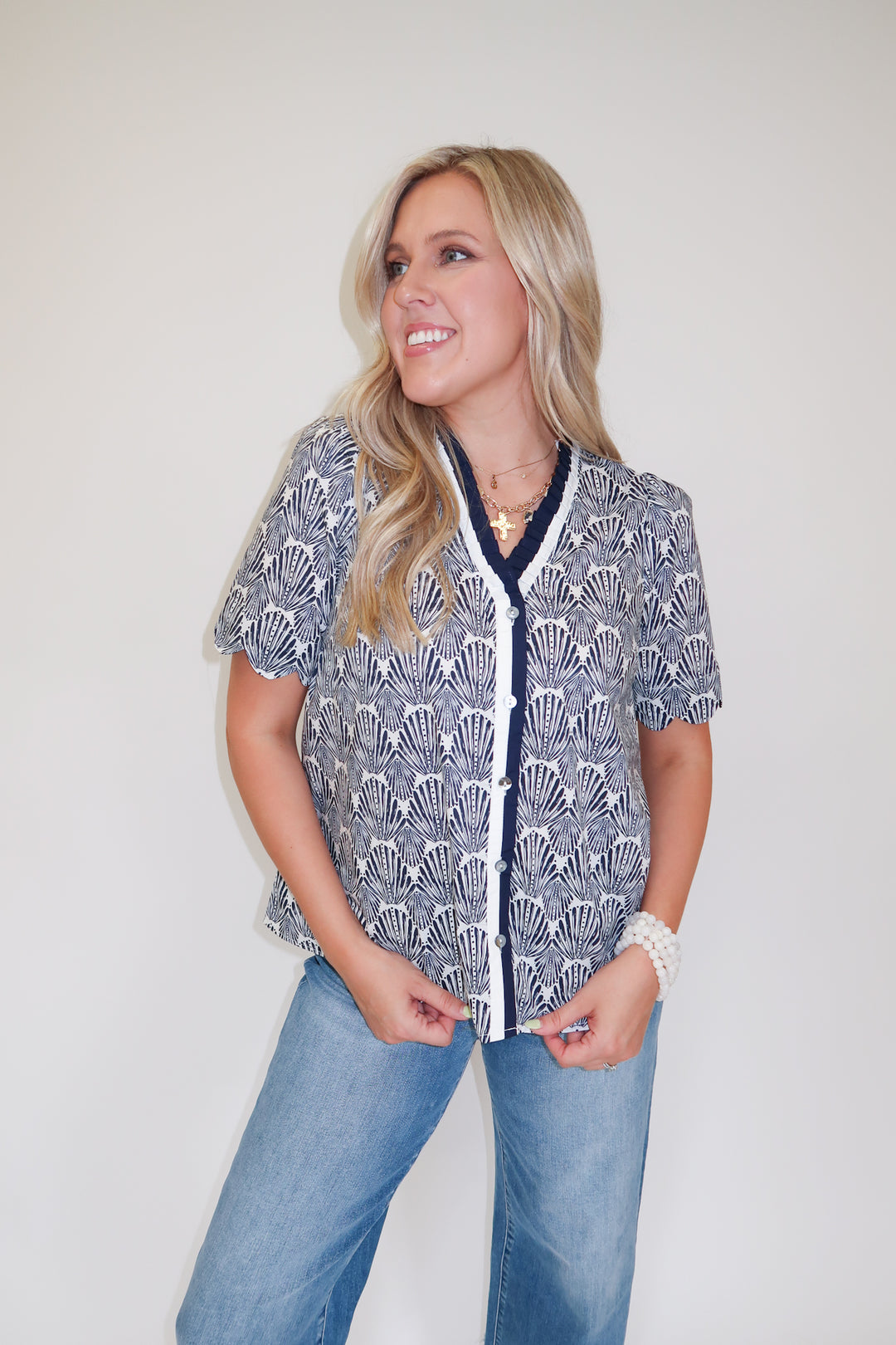 Seaside Charm Top - The Pink Tulip Clothing