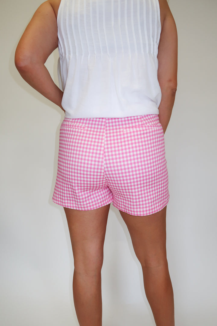 Pretty in Check Shorts - The Pink Tulip Clothing
