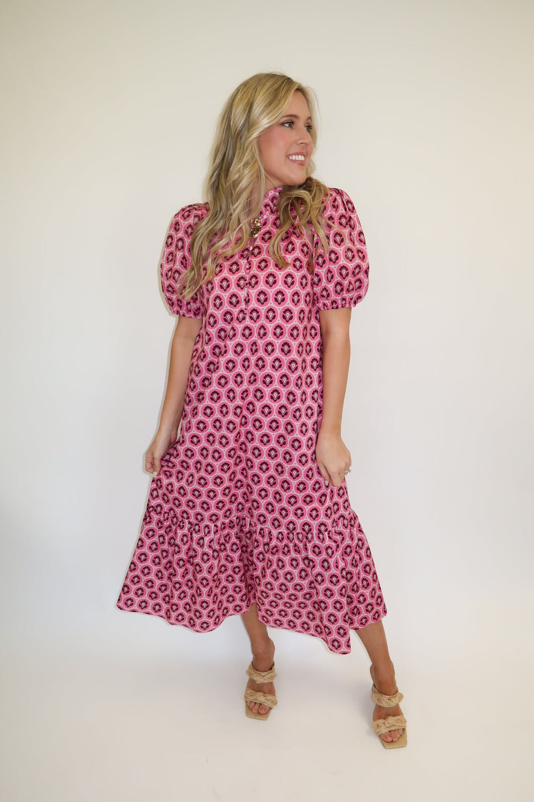 Sweet Ruffle Garden Dress - The Pink Tulip Clothing