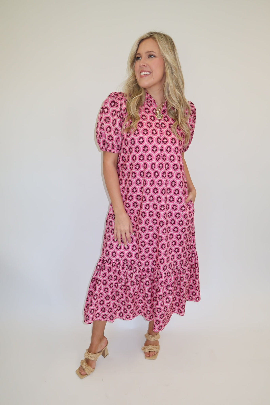 Sweet Ruffle Garden Dress - The Pink Tulip Clothing