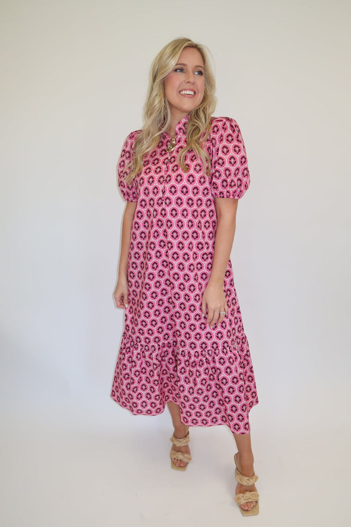 Sweet Ruffle Garden Dress - The Pink Tulip Clothing