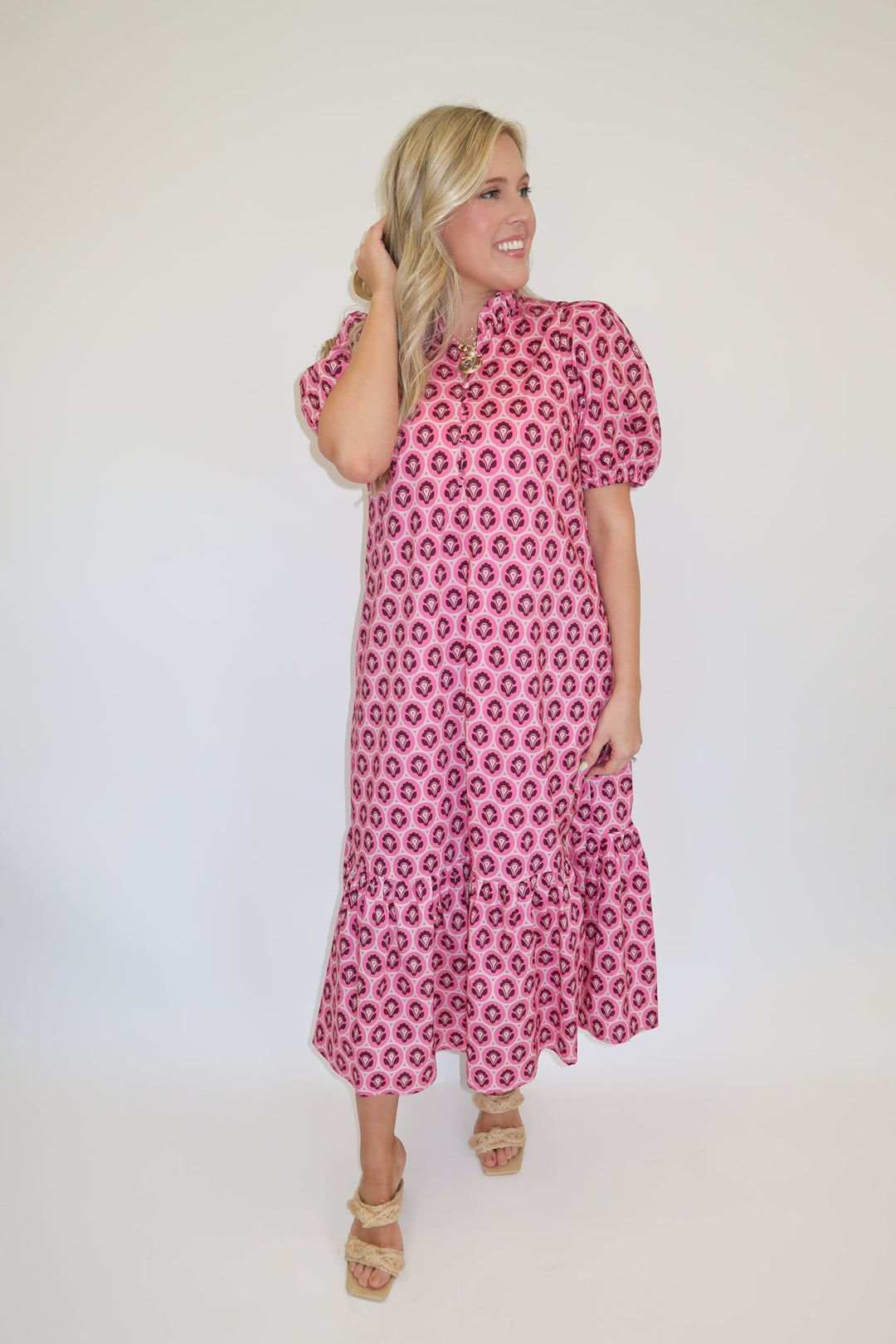 Sweet Ruffle Garden Dress - The Pink Tulip Clothing