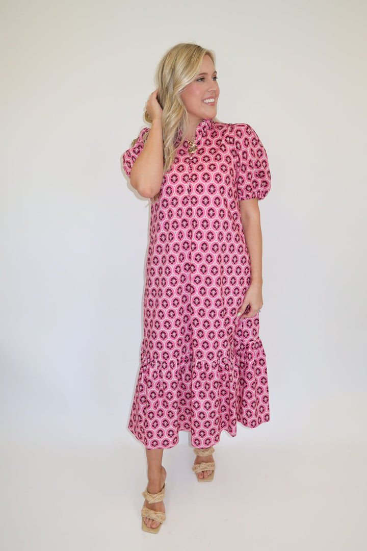 Sweet Ruffle Garden Dress - The Pink Tulip Clothing
