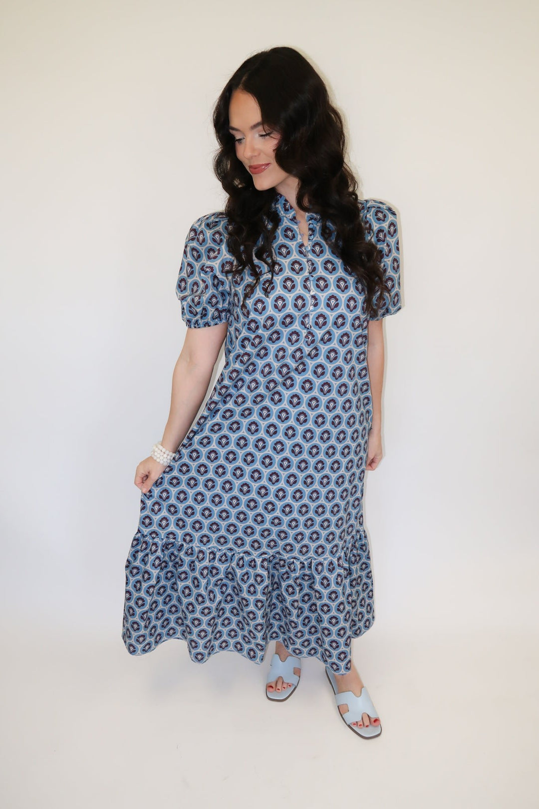 Sweet Ruffle Garden Dress - The Pink Tulip Clothing