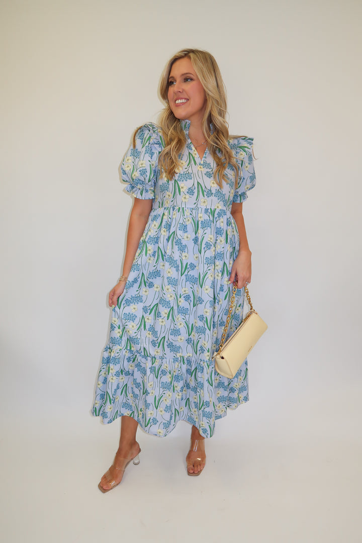 Hydrangea Season Dress - The Pink Tulip Clothing