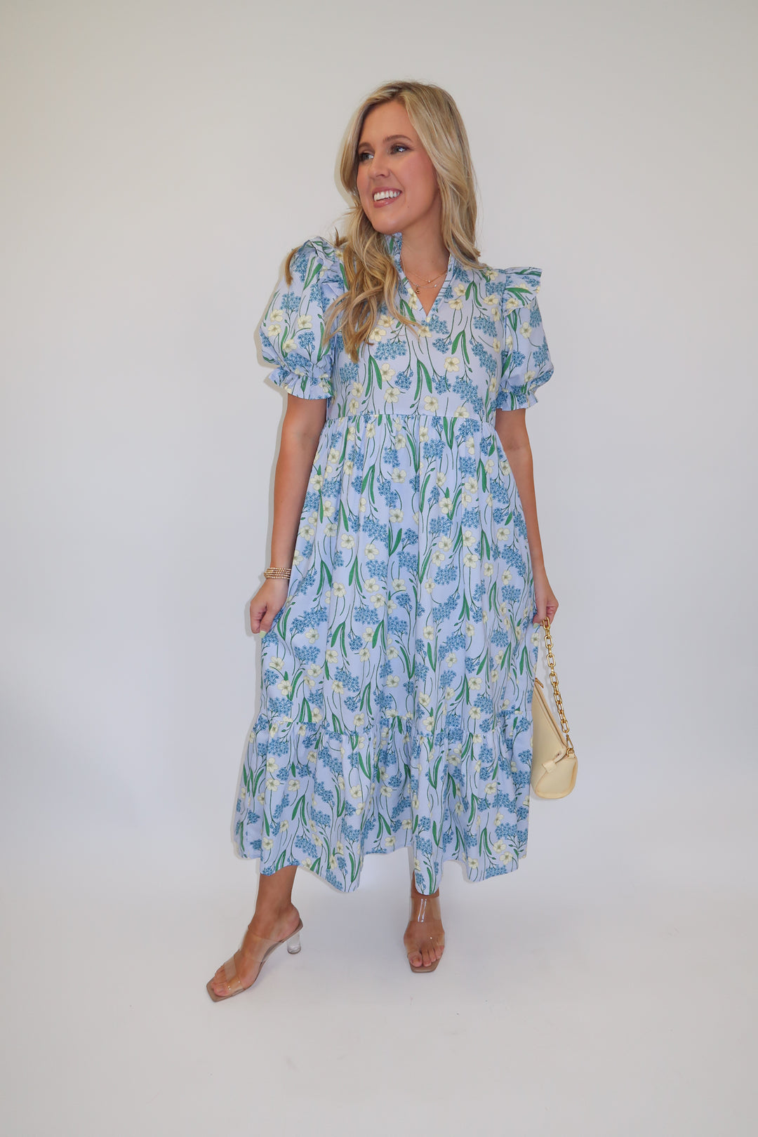 Hydrangea Season Dress - The Pink Tulip Clothing