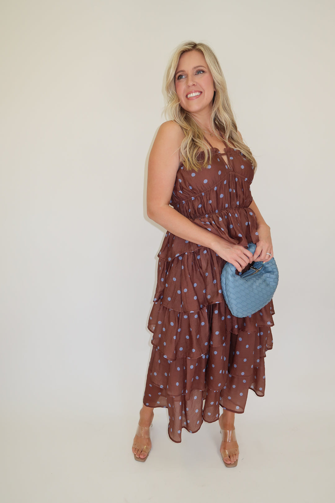 Pretty Polka Party Dress - The Pink Tulip Clothing