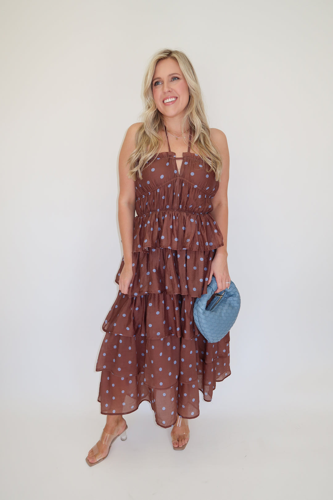 Pretty Polka Party Dress - The Pink Tulip Clothing