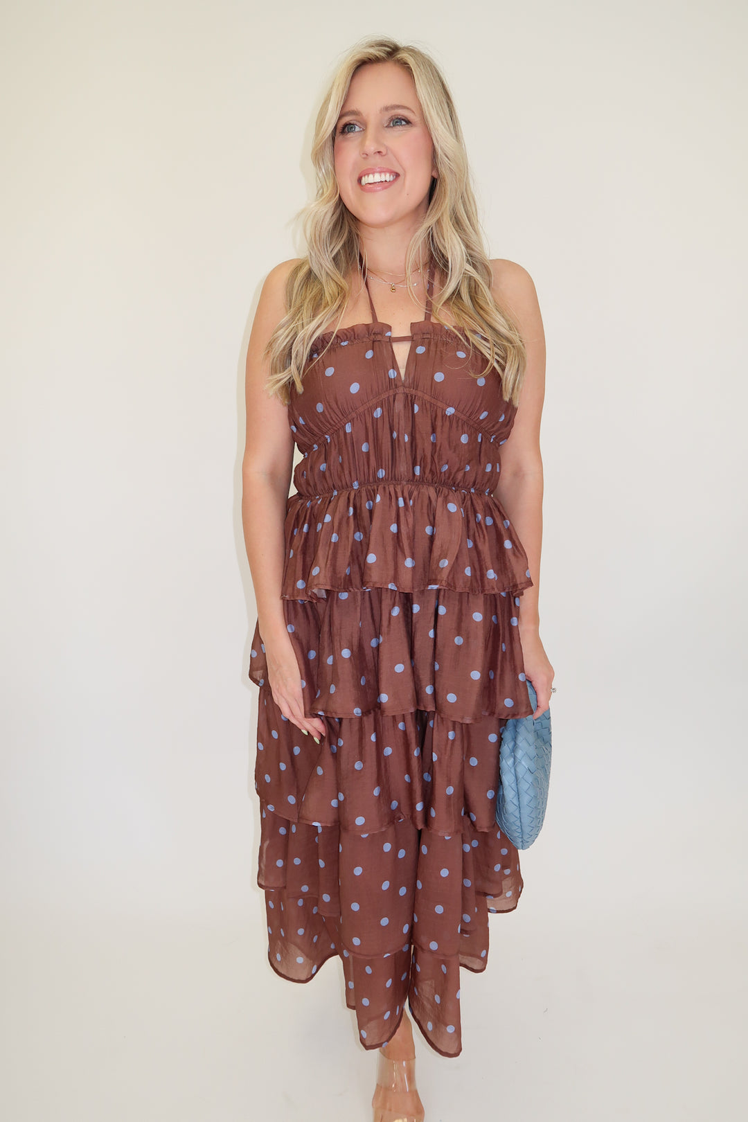 Pretty Polka Party Dress - The Pink Tulip Clothing