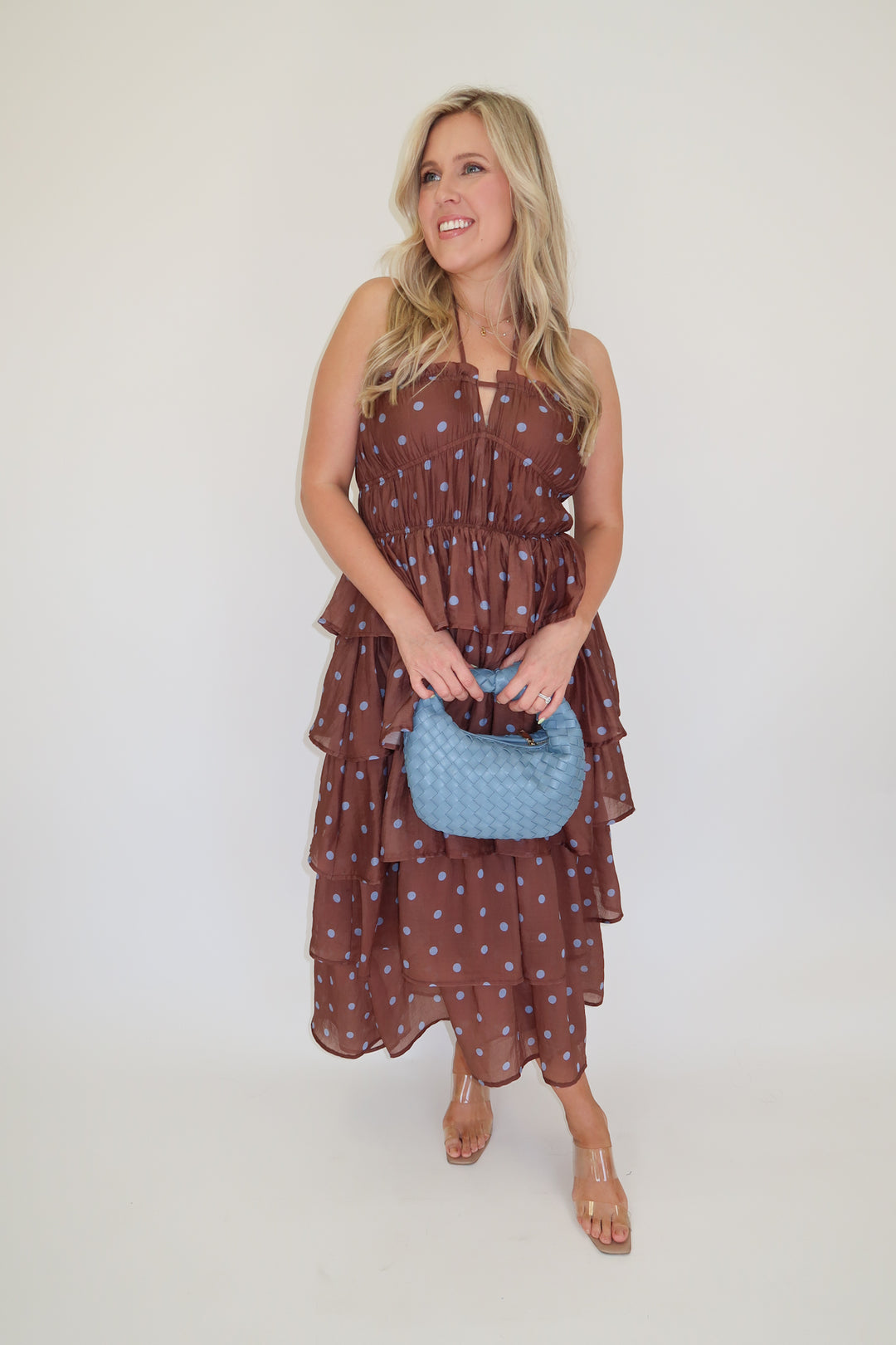 Pretty Polka Party Dress - The Pink Tulip Clothing