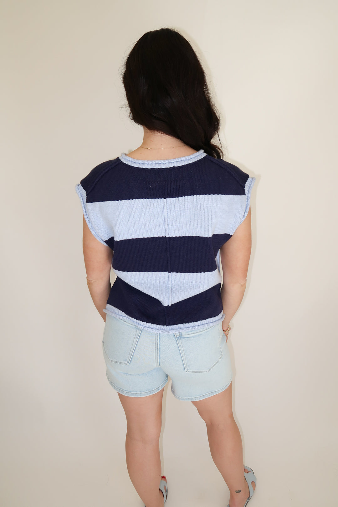 Seaside Stripe Top - The Pink Tulip Clothing