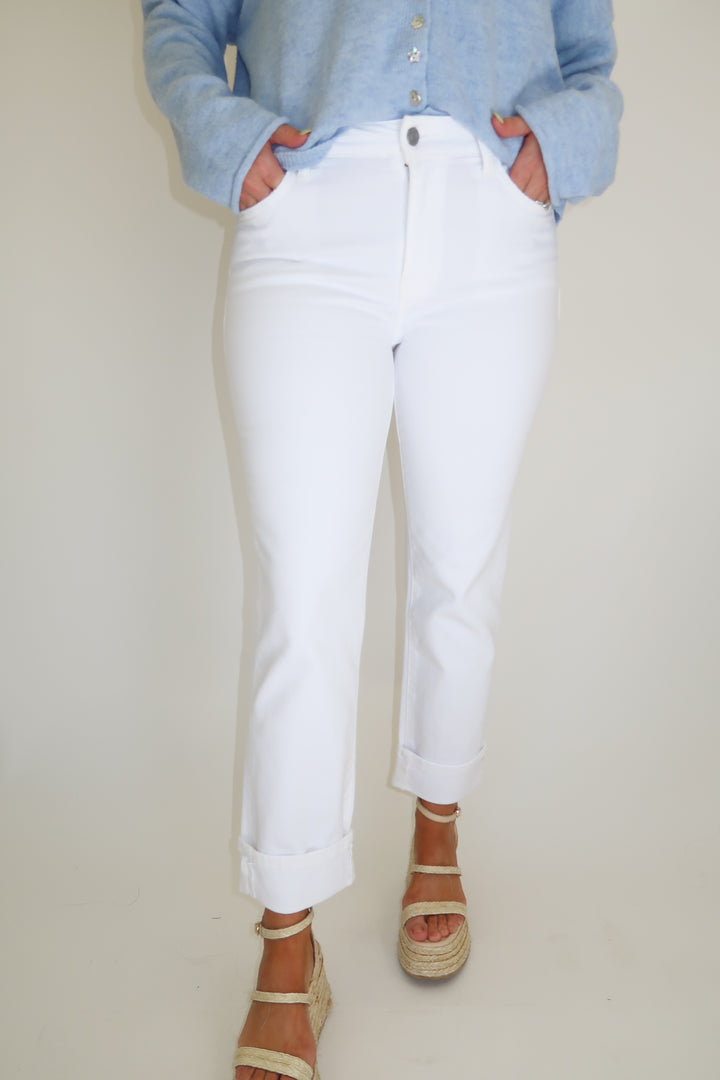 Straight And Narrow Jeans - The Pink Tulip Clothing