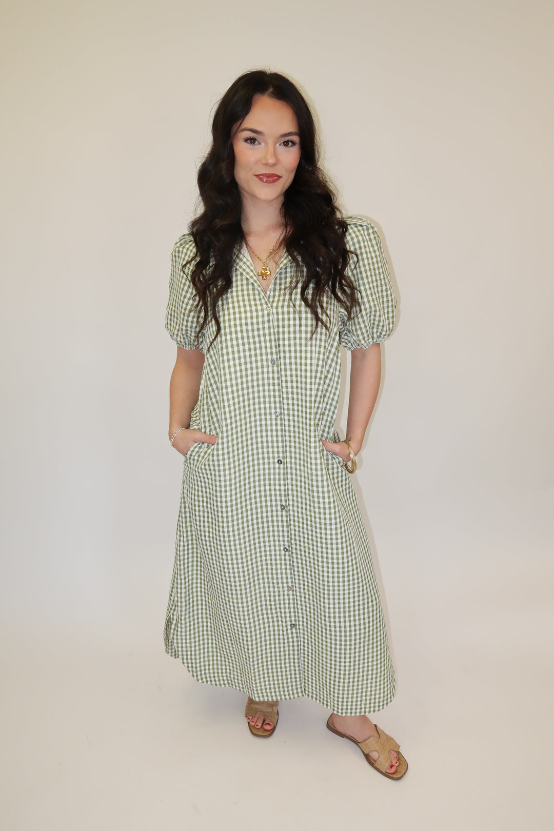 Sweet Magnolia Midi Dress - The Pink Tulip Clothing