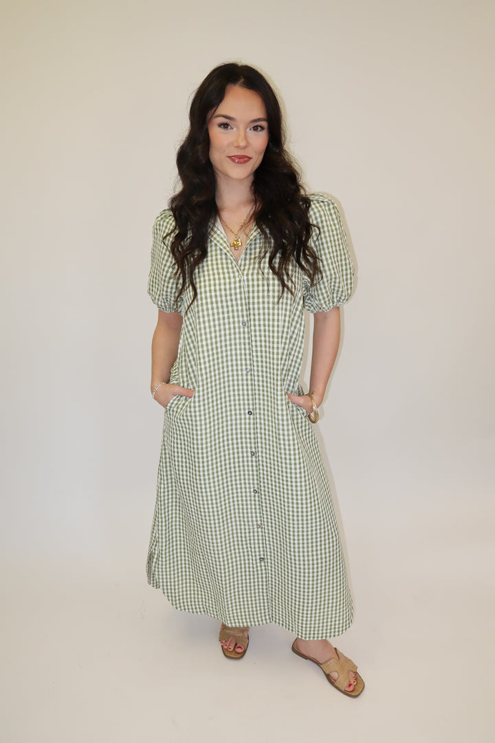 Sweet Magnolia Midi Dress - The Pink Tulip Clothing