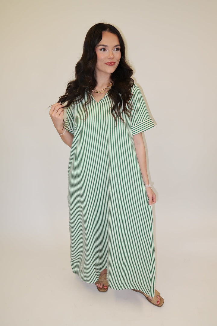 In the Works Midi Dress - The Pink Tulip Clothing