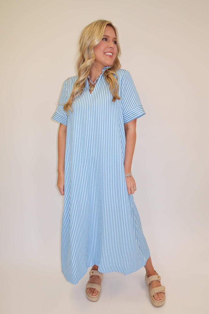 Day to Day Midi Dress - The Pink Tulip Clothing