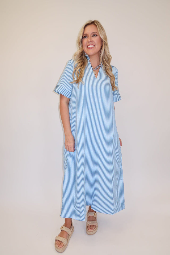 Day to Day Midi Dress - The Pink Tulip Clothing