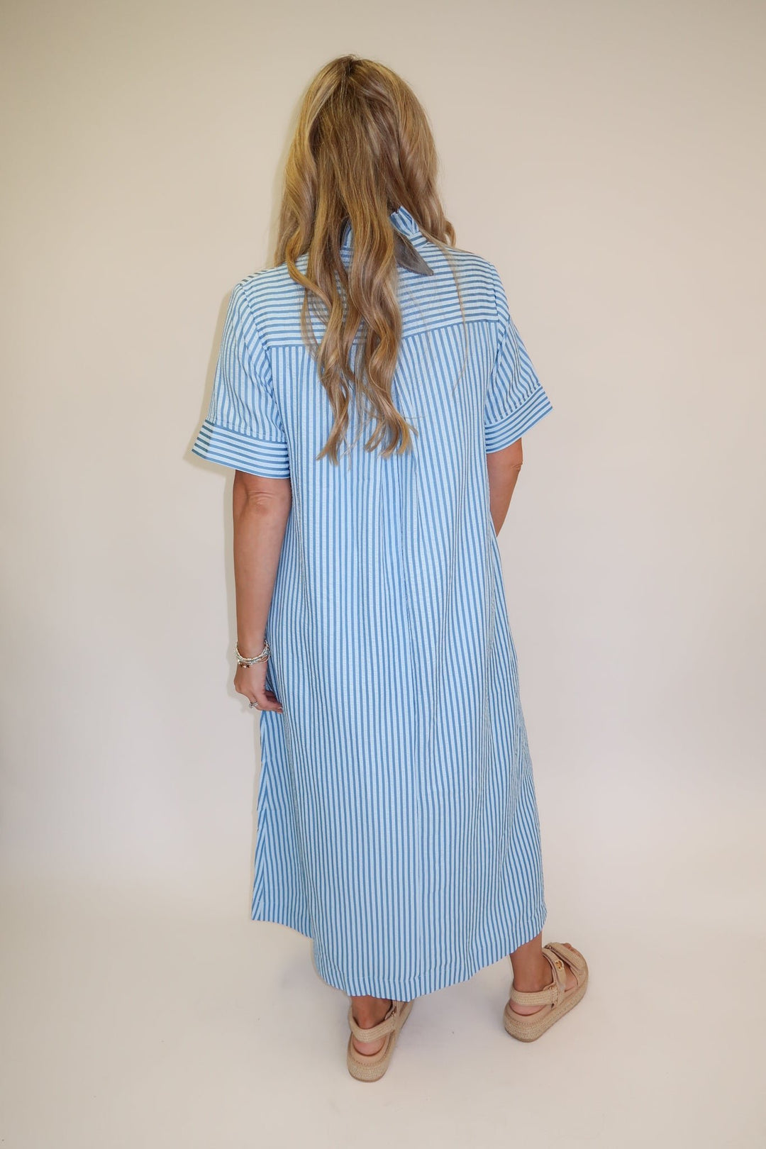 Day to Day Midi Dress - The Pink Tulip Clothing