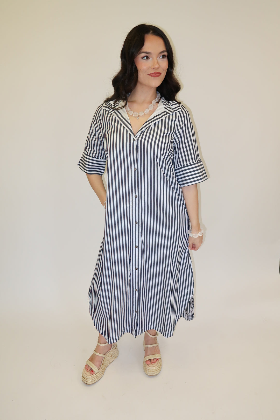 On the Agenda Midi Dress - The Pink Tulip Clothing