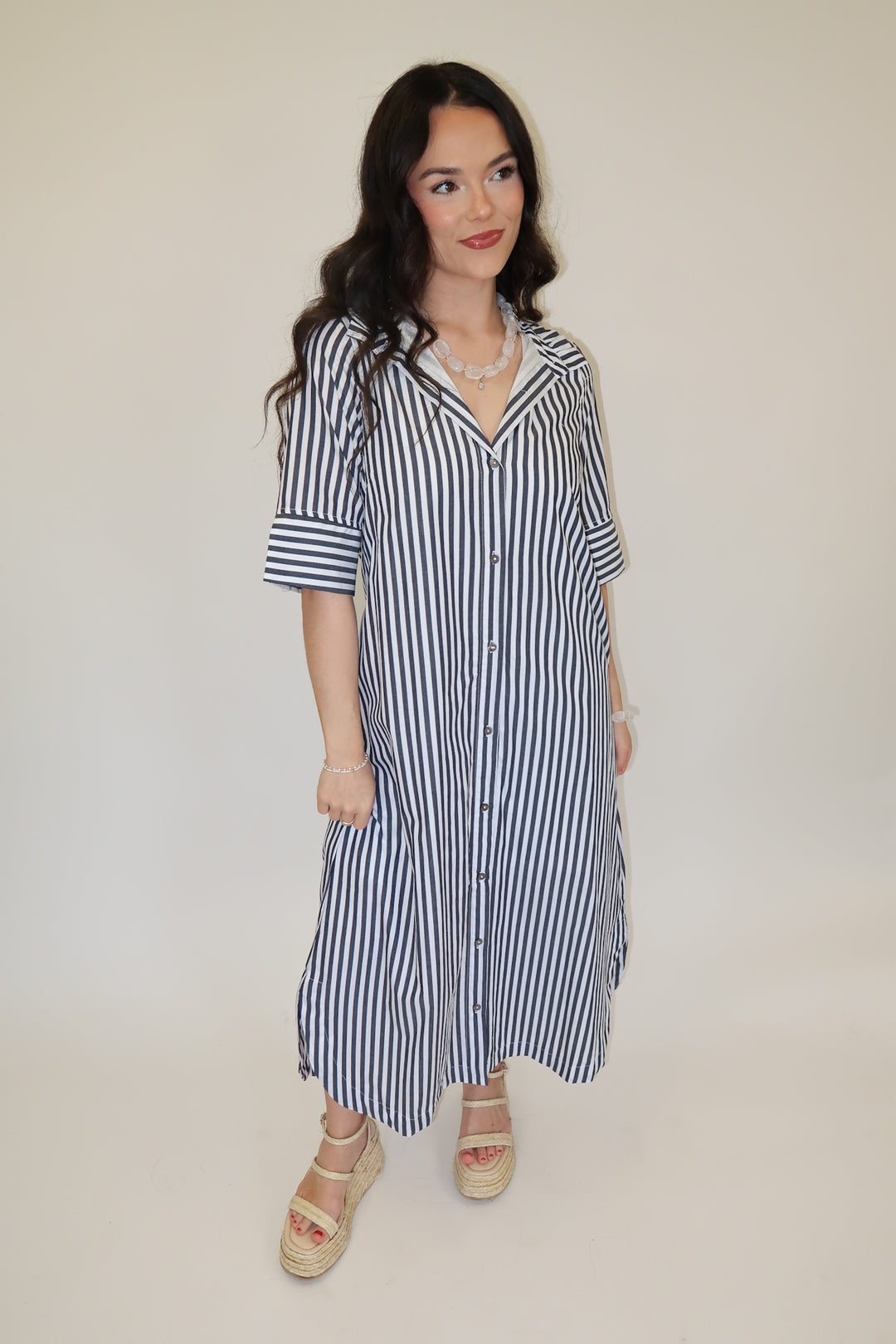 On the Agenda Midi Dress - The Pink Tulip Clothing