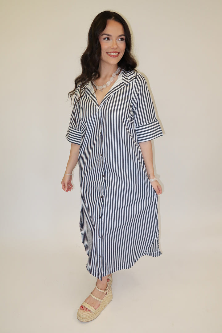 On the Agenda Midi Dress - The Pink Tulip Clothing