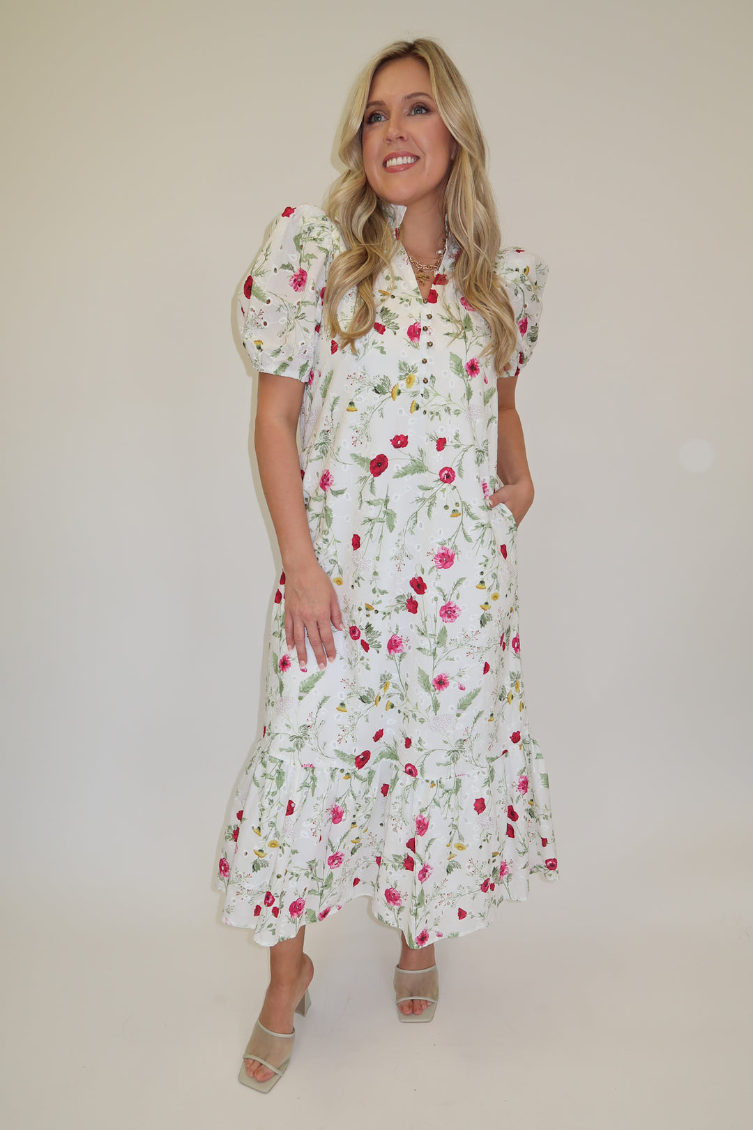 Take Me There Midi Dress - The Pink Tulip Clothing