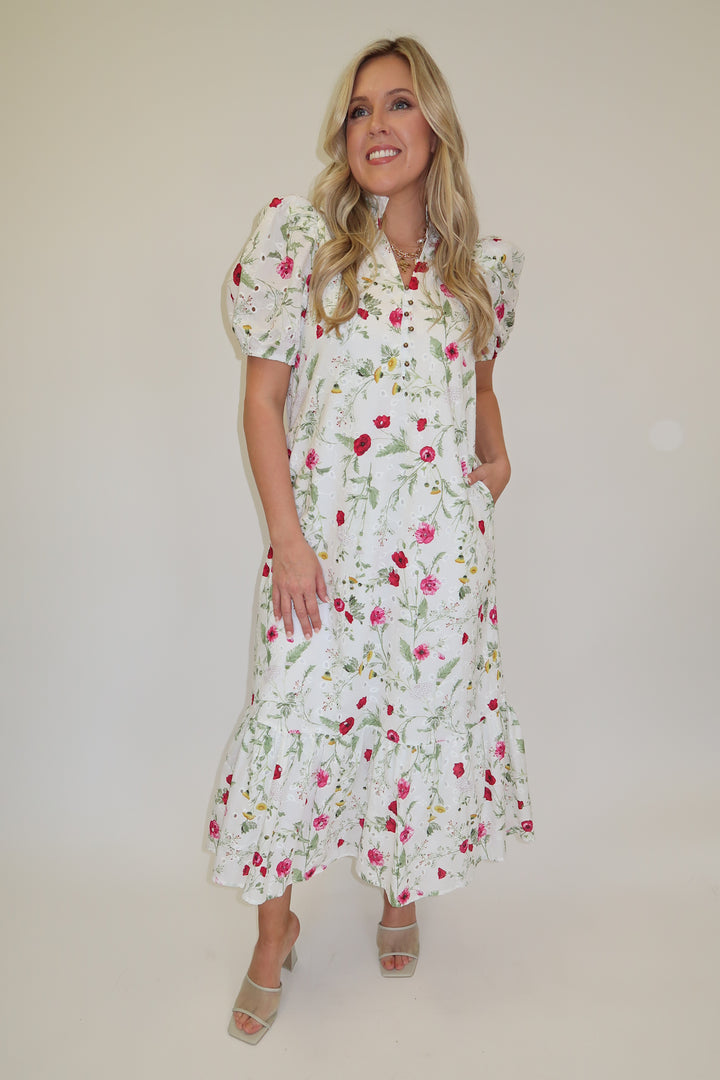 Take Me There Midi Dress - The Pink Tulip Clothing