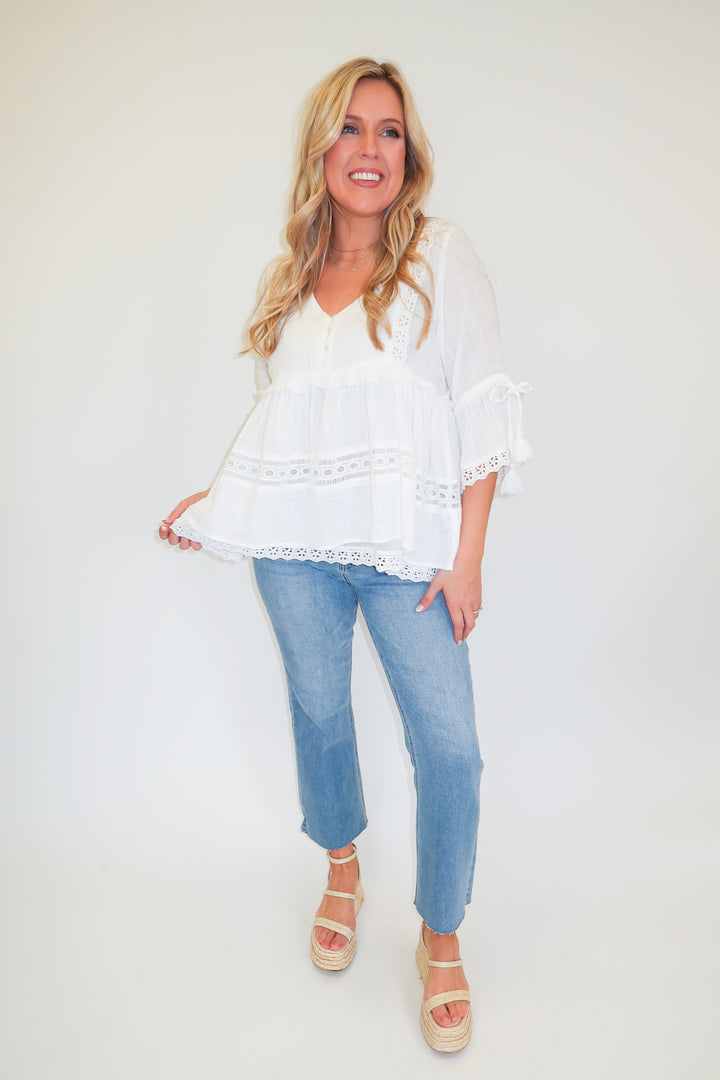 Lovely Lace Top - The Pink Tulip Clothing