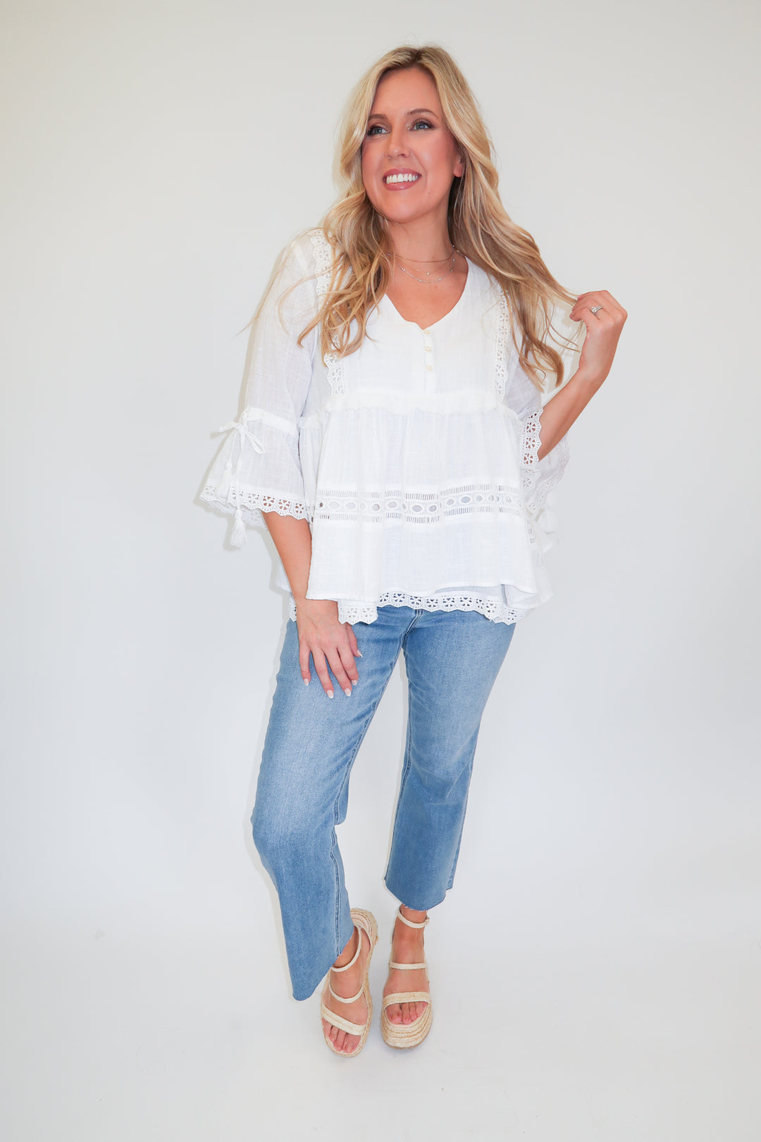 Lovely Lace Top - The Pink Tulip Clothing